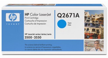 Консуматив HP Color LaserJet Q2671A Cyan Print Cartridge за лазерен принтер