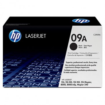 Консуматив HP 09A Black LaserJet Toner Cartridge за лазерен принтер