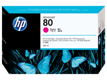 Консуматив HP 80 350 ml Magenta Ink Cartridge за плотер