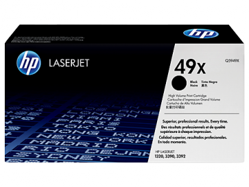 Консуматив HP 49X High Yield Black Original LaserJet Toner Cartridge 3a Лазерен Принтер