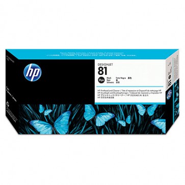 Консуматив HP 81 Black Dye Printhead and Printhead Cleaner за плотер