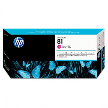 Консуматив HP 81 Dye Magenta Printhead and Printhead Cleaner за плотер