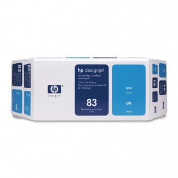 Консуматив HP 83 Value Pack 680-ml Cyan UV Ink Cartridge and Printhead за плотер