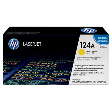 Консуматив HP 124A Color LaserJet Yellow Print Cartridge 3a Лазерен Принтер  