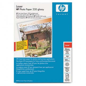Фото Хартия HP Glossy Photo Laser Paper-100 sht/210 x 297 mm