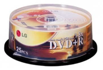 LG DVD+R/8X дискове 25 броя