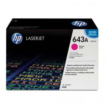 Консуматив HP 643A Magenta LaserJet Toner Cartridge за лазерен принтер