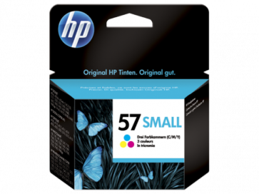 Консуматив  HP 57 Small Tri-color Original Ink Cartridge за мастиленоструен принтер