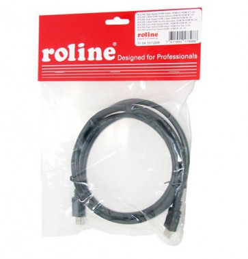 Кабел Roline Monitor Cable HDMI High Speed, ST-ST, 2.0 m