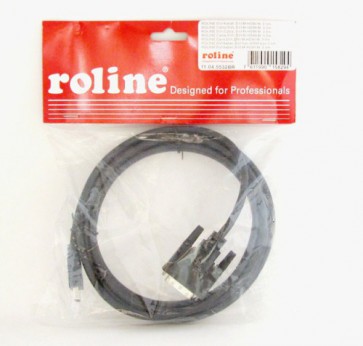Кабел ROLINE DVI Cable, DVI (18+1) M - HDMI M, 3 m