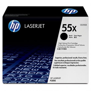 Консуматив HP 55X Black LaserJet Toner Cartridge за лазерен принтер