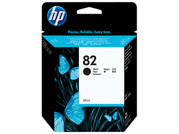 Консуматив HP 82 69-ml Black Ink Cartridge за плотер