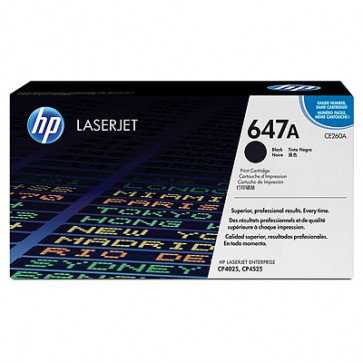 Консуматив HP 647A Black Original LaserJet Toner Cartridge за лазерен принтер