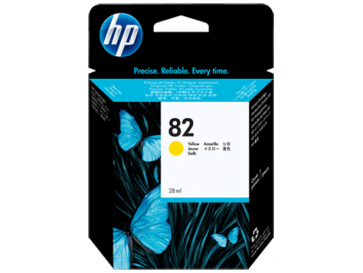 Консуматив HP 82 28-ml Yellow Ink Cartridge за плотер