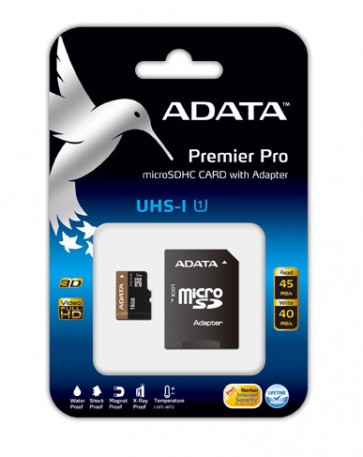 Флаш-карта A-DATA 8GB,  microSDHC, UHS-I U1