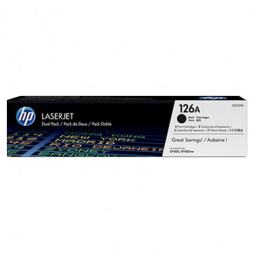 Консуматив HP 126A Black Dual Pack LaserJet Toner Cartridges за лазерен принтер