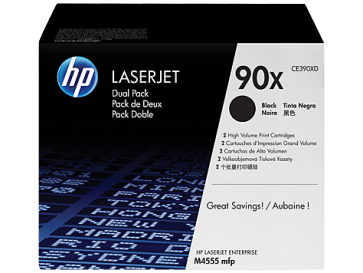 Консуматив HP 90X 2-pack High Yield Black Original LaserJet Toner Cartridges за лазерен принтер