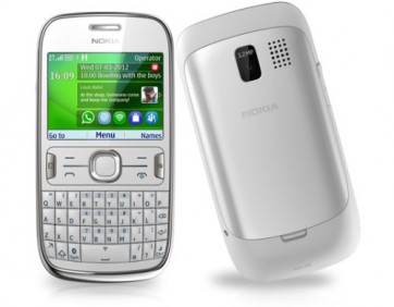 Мобилен телефон NOKIA, 302 GLOBUL BG, WHITE
