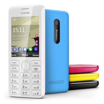 Мобилен телефон NOKIA 206.1GLOBUL BG WHITE