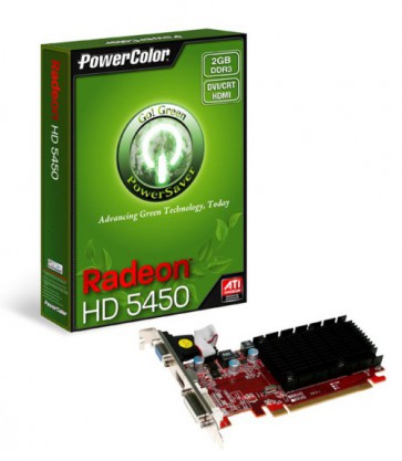 Видео картa POWERCOLOR HD5450, 2GB, DDR3
