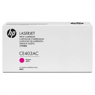 Консуматив HP CE403A Magenta Contract LaserJet Toner Cartridge за лазерен принтер