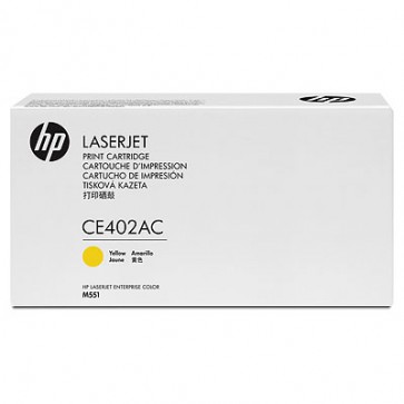 Консуматив HP CE402AC Yellow Contract LaserJet Toner Cartridge за лазерен принтер