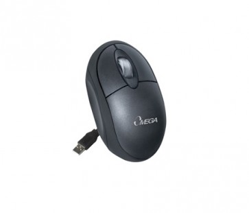 Мишка MOUSE OMEGA 3GB OPTICAL USB BLACK 27PC43BK