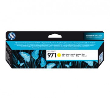 Консуматив HP 971 Yellow Officejet Ink Cartridge за мастиленоструен принтер