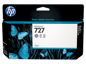Консуматив HP 727 130-ml Gray Designjet Ink Cartridge за Плотери