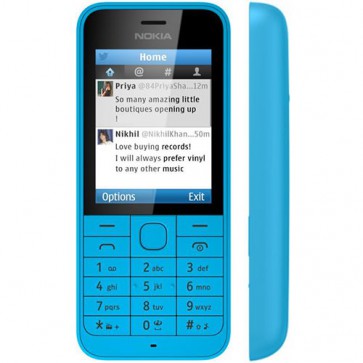 Мобилен телефон NOKIA 220 CYAN Dual SIM
