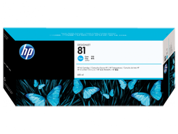 Консуматив HP 81 680-ml Cyan Dye Ink Cartridge EXP