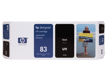 Консуматив HP 83 680-ml Black UV Ink Cartridge EXP