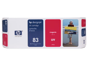 Консуматив HP 83 680-ml Magenta UV Ink Cartridge EXP