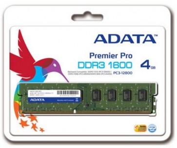 Памет ADATA PRO 4GB, DDR3L 1600Mhz