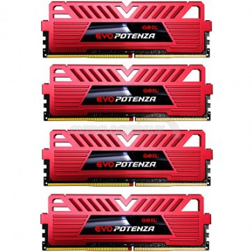 Памет GEIL EVO POTENZA 16GB(4X4GB), DDR4, 2800Mhz