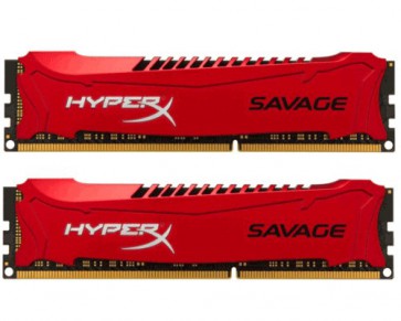 Памет Kingston HyperX Savage 16GB(2X8GB), DDR3, 1600mz