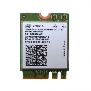 Intel Dual Band Wireless-AC 3160+BT / M2