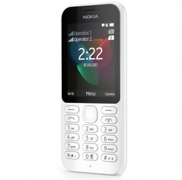 Мобилен телефон Nokia 222 Dual SIM White