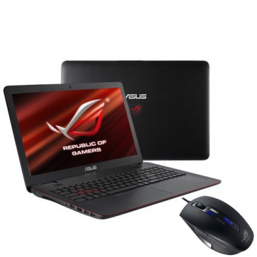 Лаптоп ASUS G551JX-CN129D, i5-4200H, 15.6", 8GB, 1TB + подарък gaming мишка