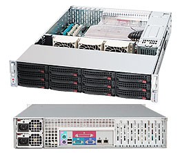Кутия SuperMicro 2U CSE-826E16-R500LPB BLACK