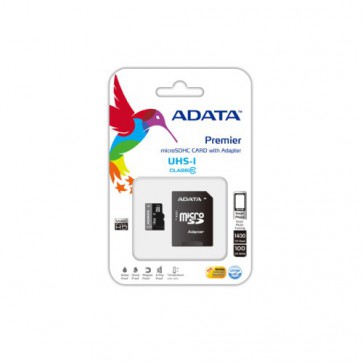 Флаш карта A-DATA Premier 16GB, microSDHC/SDXC, UHS-I U1 Class10, Adapter