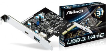 ASROCK USB 3.1 PCIE A+C PORTS