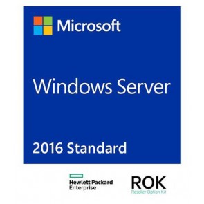 Софтуер HPE Microsoft Windows Server 2016 Standard Edition ROK 16 Core
