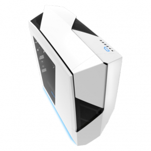 Кутия NZXT Noctis 450 Mid Tower, White + Blue