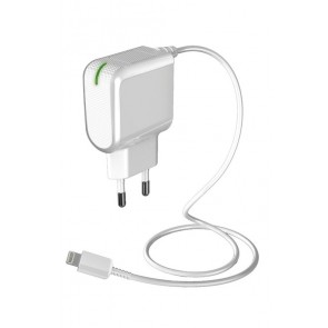 Зарядно устройство Meliconi Charger 100-240V/2.4A for Apple iPad 4 Gen., Apple iPad Air, Apple iPad Mini, Apple iPad Mini 2/3, Apple iPhone 5/5S, Apple iPhone 5c, Apple iPhone 6/6s, Apple iPhone 6/6s Plus 