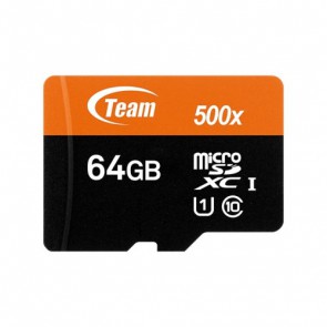 Флаш карта TEAM 64GB SDXCM+AD UHS-I CL10
