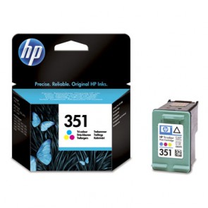 Консуматив HP 351 Tri-color Original Ink Cartridge за мастиленоструен принтер