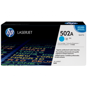Консуматив HP 502A Color LaserJet Cyan Print Cartridge 3a Лазерен Принтер