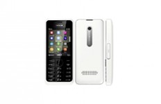 Мобилен телефон NOKIA 301 BG Dual SIM (бял)