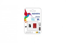 Флаш-карта A-DATA, 8GB, microSDHC UHS-I, Class10 + четец